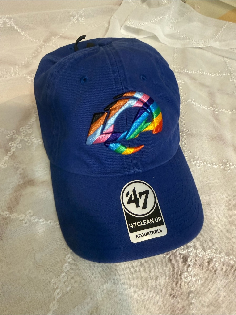 '47 Royal Blue Cap with Rainbow Embroidered Logo